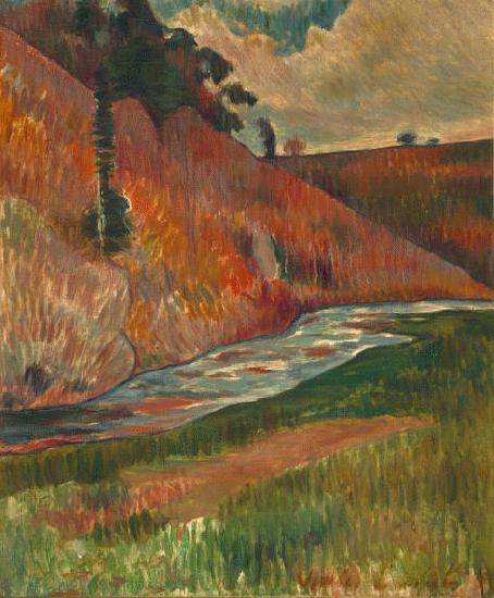 Charles Laval The Aven Stream oil painting picture